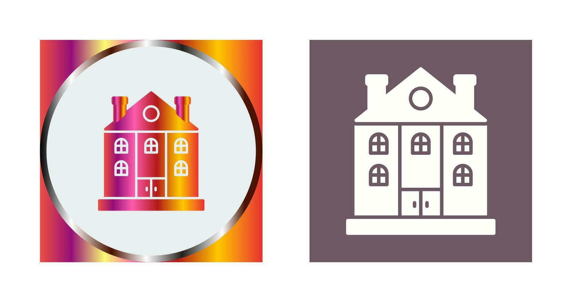 Mansion Vector Icon