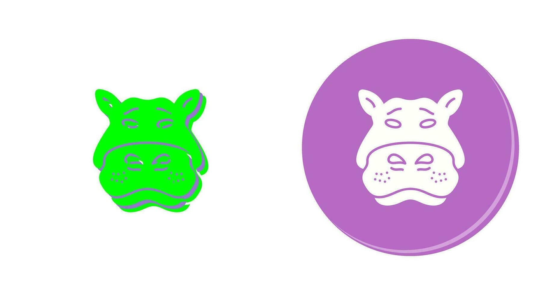 Hippo Vector Icon
