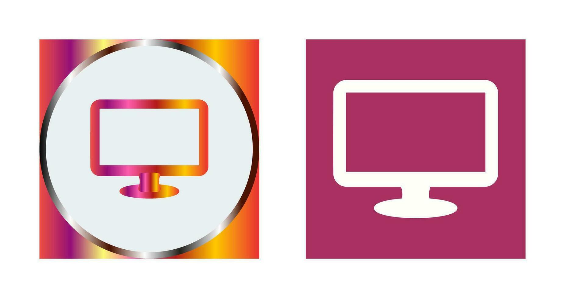 Monitor Vector Icon