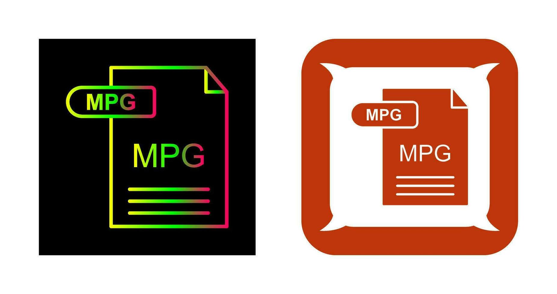 MPG Vector Icon