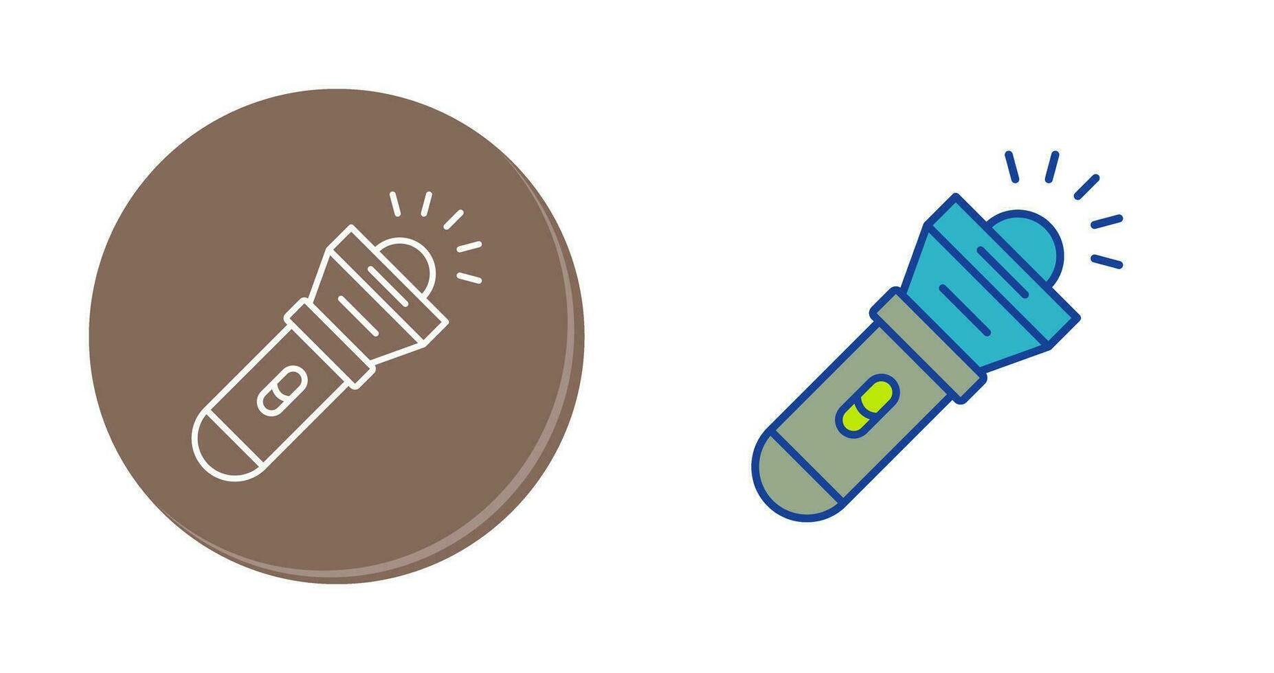 Flashlight Vector Icon