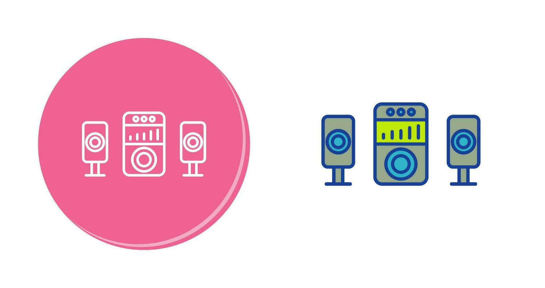 Sound System Vector Icon