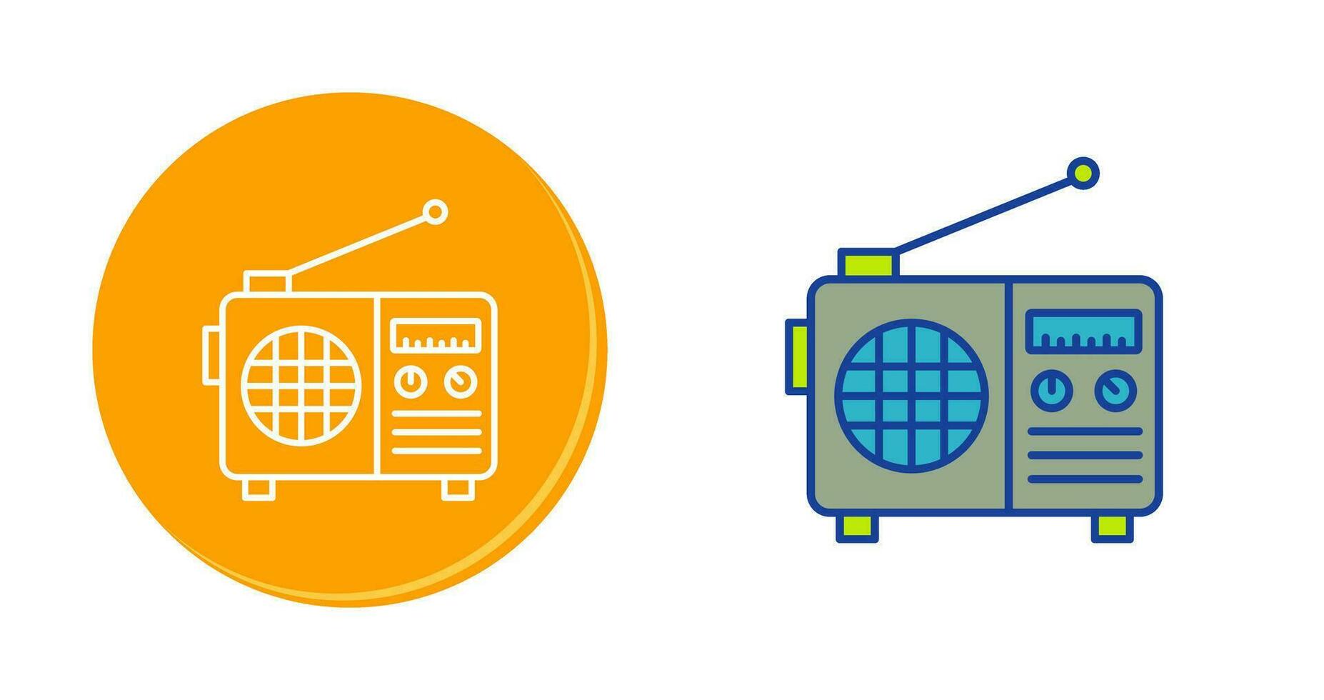 Radio Vector Icon