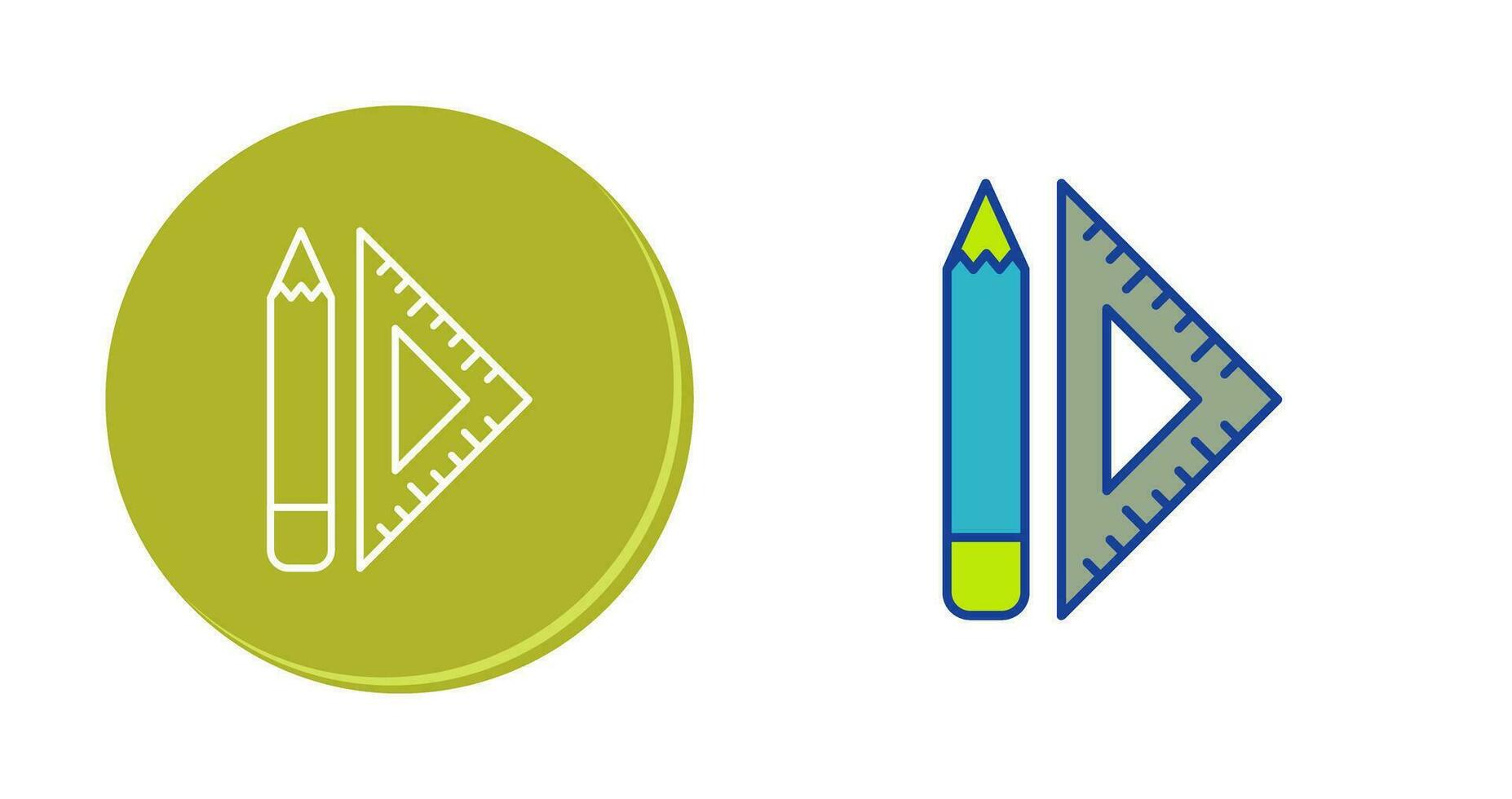 Set Square Vector Icon