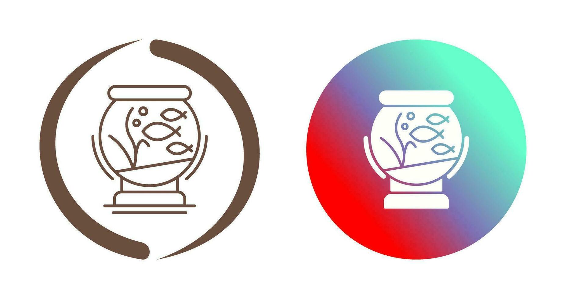 Fishbowl Vector Icon