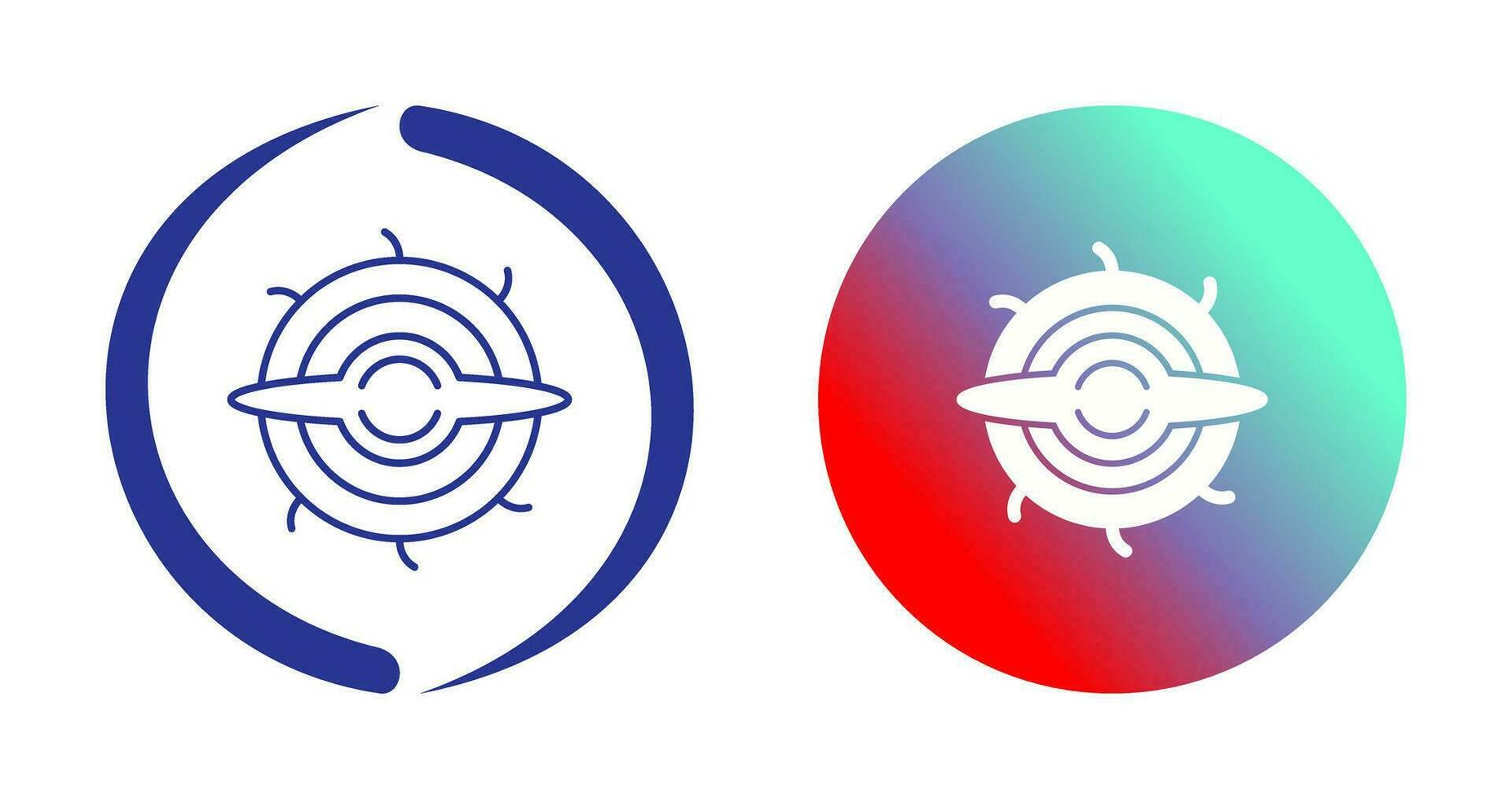 Black Hole Vector Icon