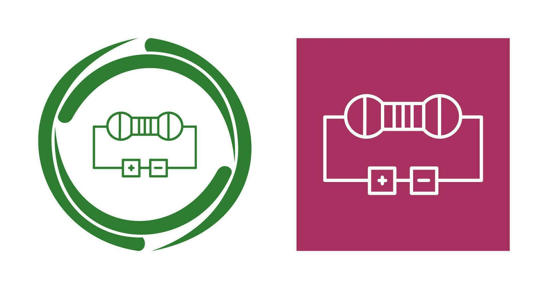Resistor Vector Icon
