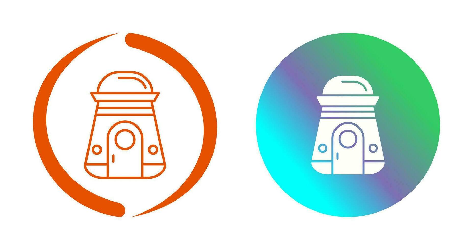 Space Capsule Vector Icon