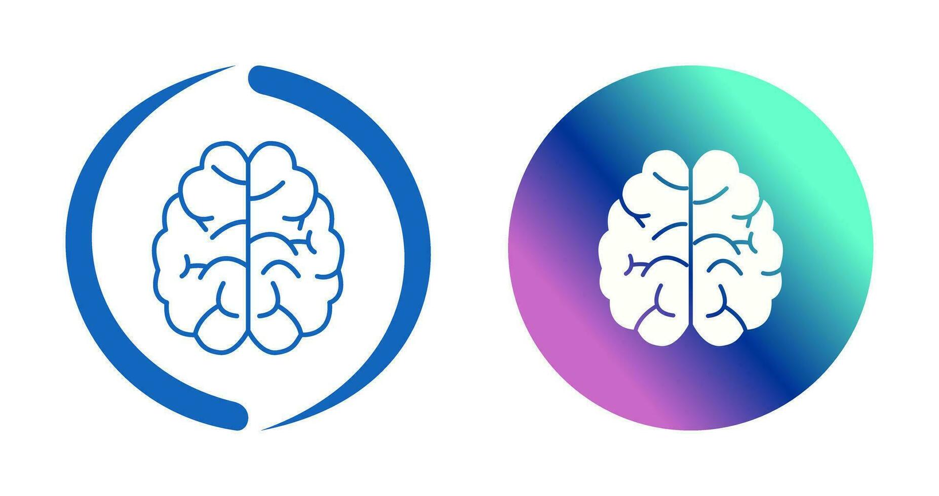 icono de vector de cerebro