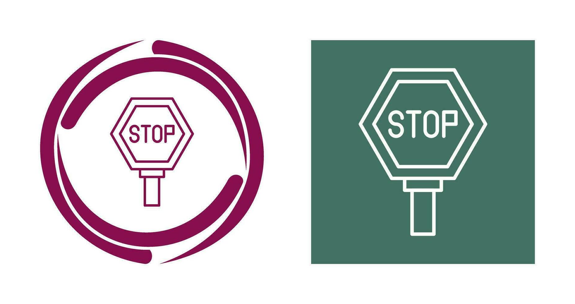 Stop Sign Vector Icon
