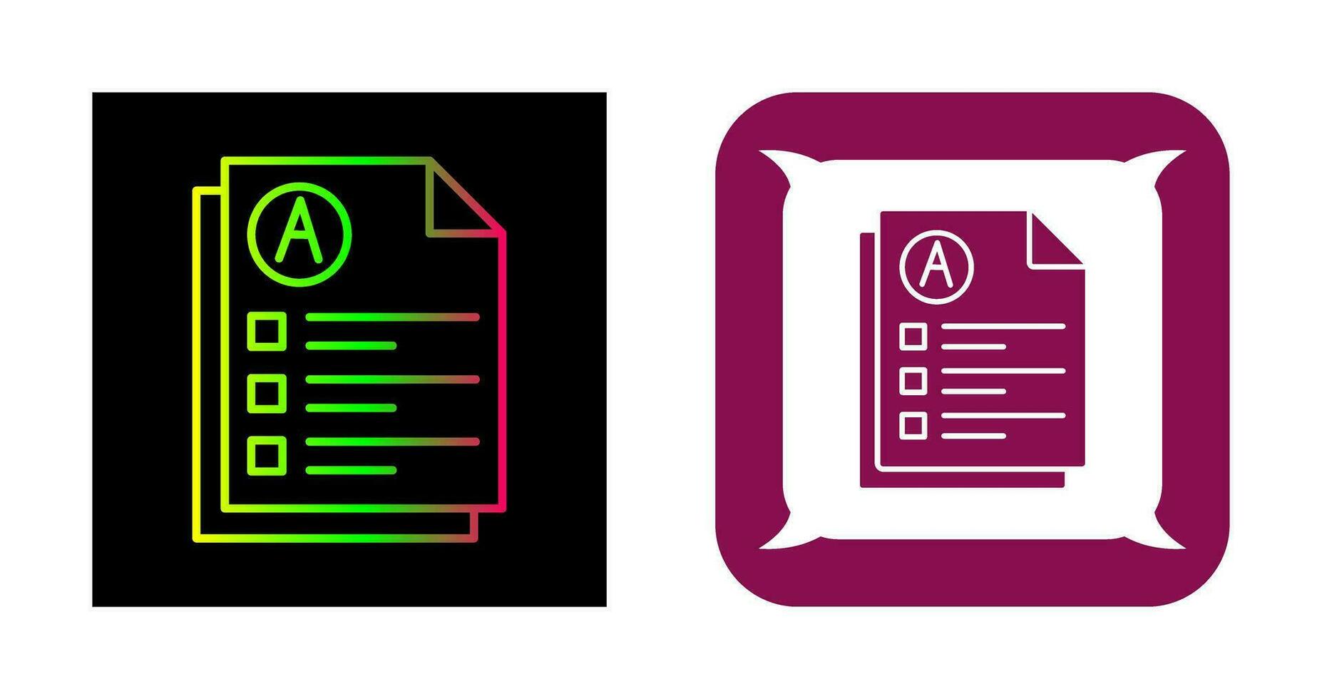 Exam Vector Icon