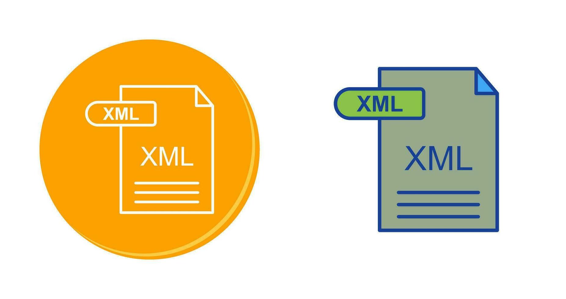 XML Vector Icon