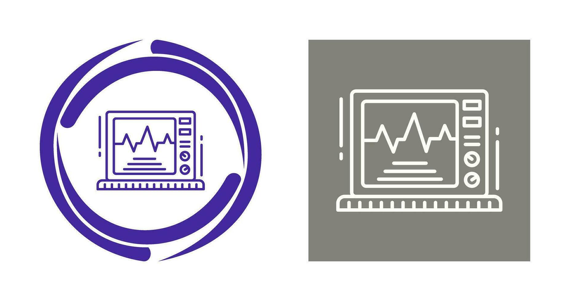 Ekg Monitor Vector Icon