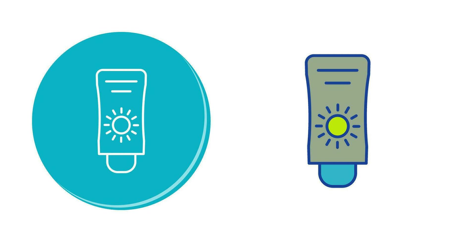 Sun Cream Vector Icon