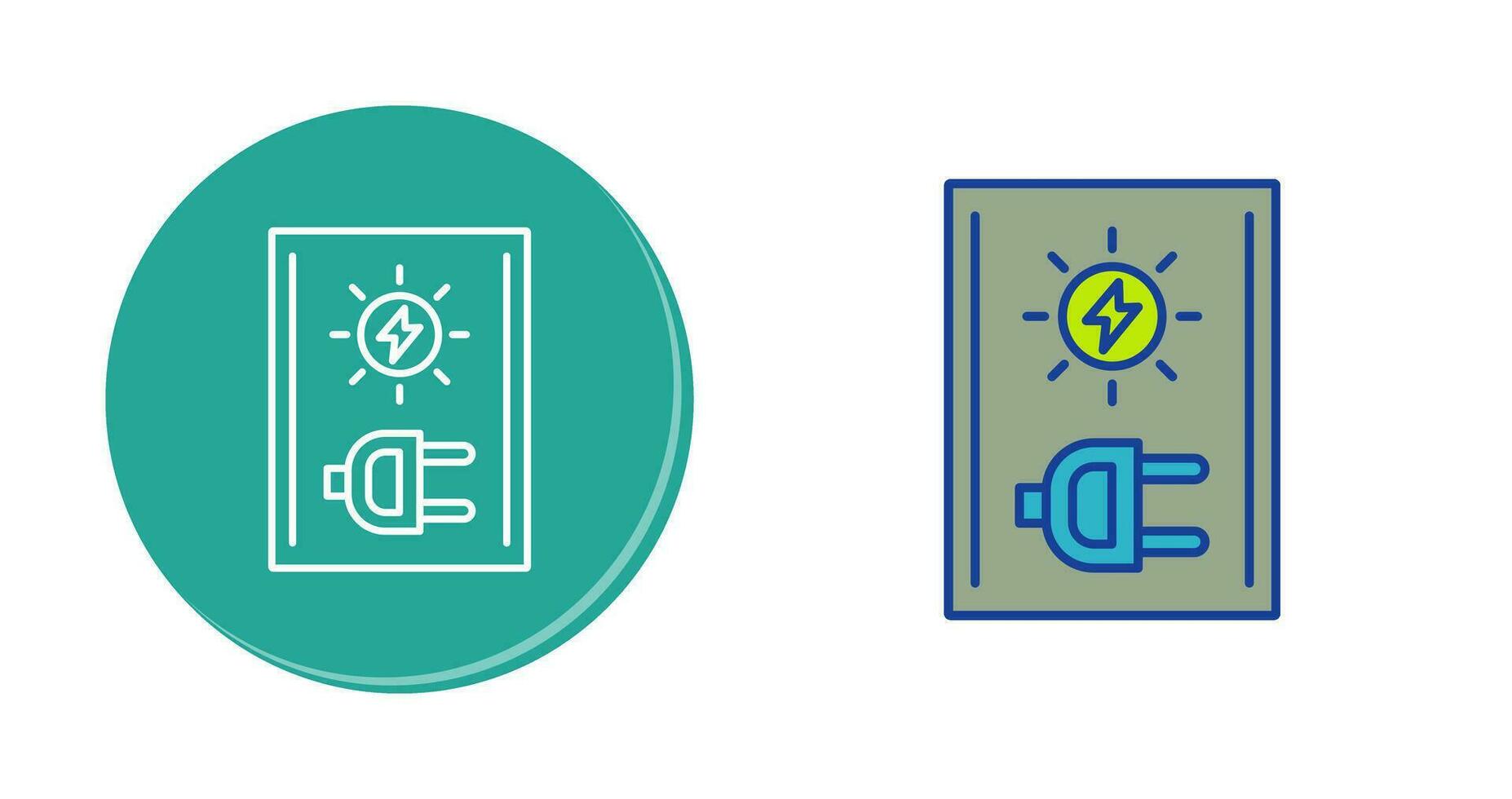 icono de vector de electricidad