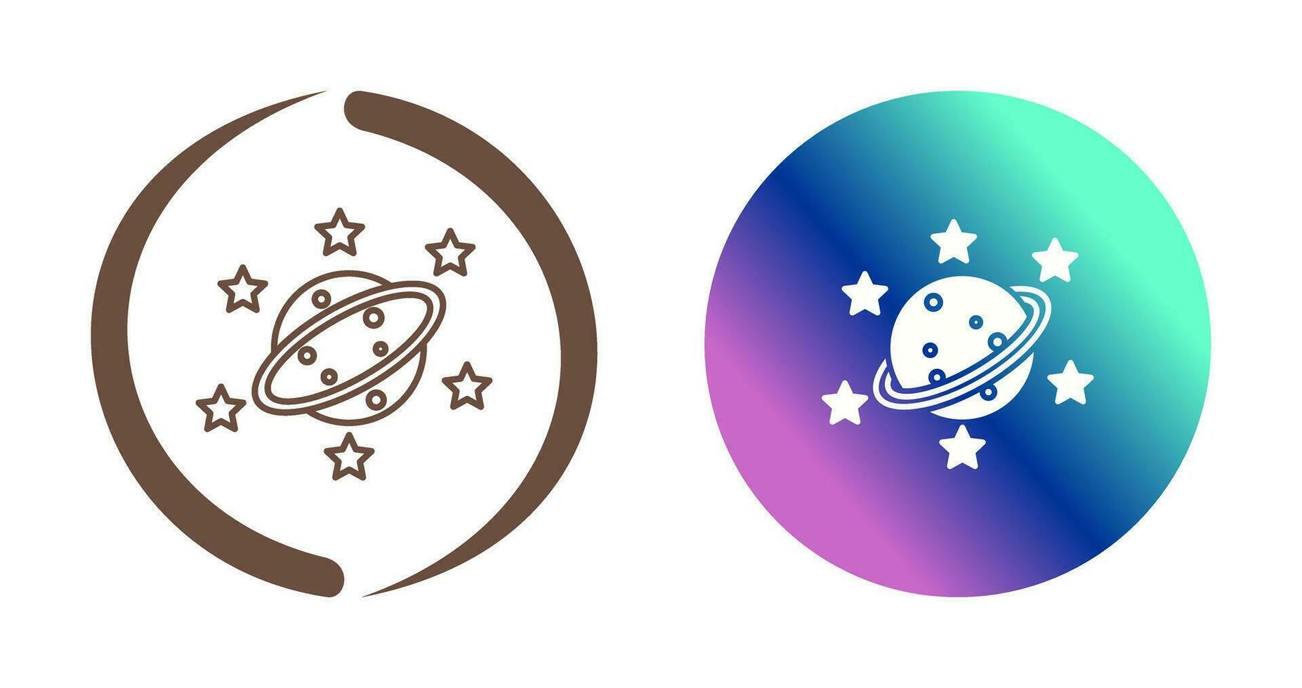 Saturn Vector Icon