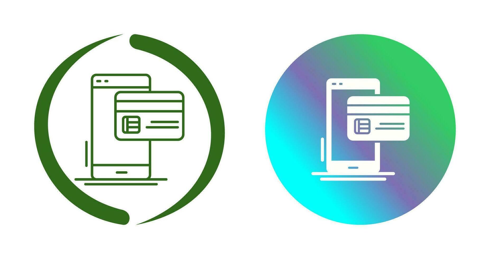 Cashless Payment Vector Icon