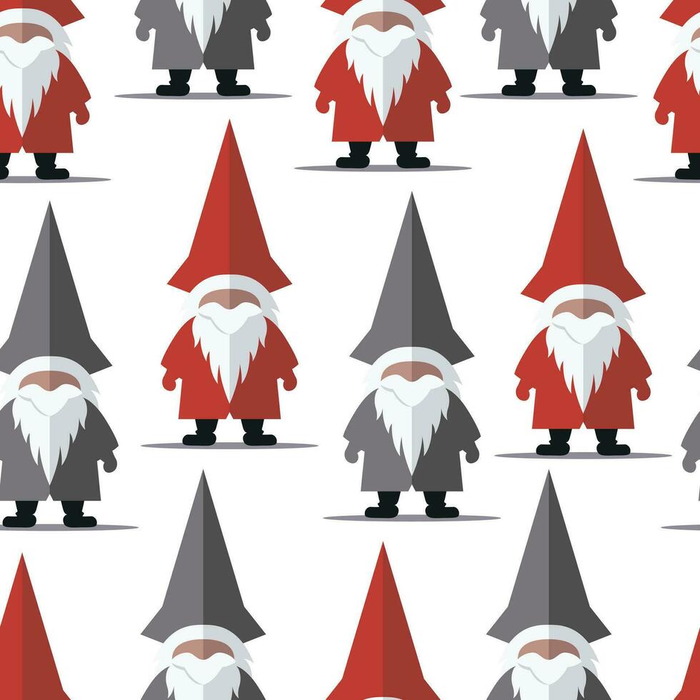 Experience a contemporary twist on Santa Claus with our modern art Christmas pattern design, a fresh take on holiday tradition. vector