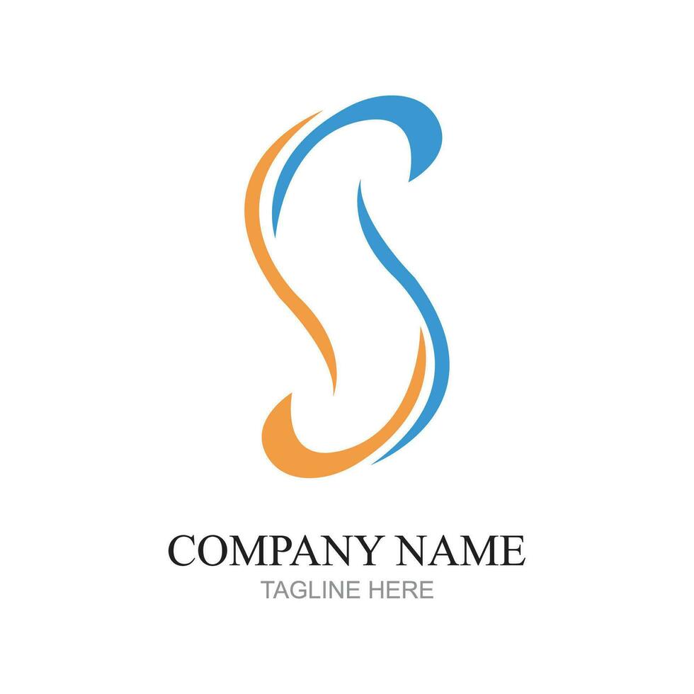 Business corporate S letter logo vector