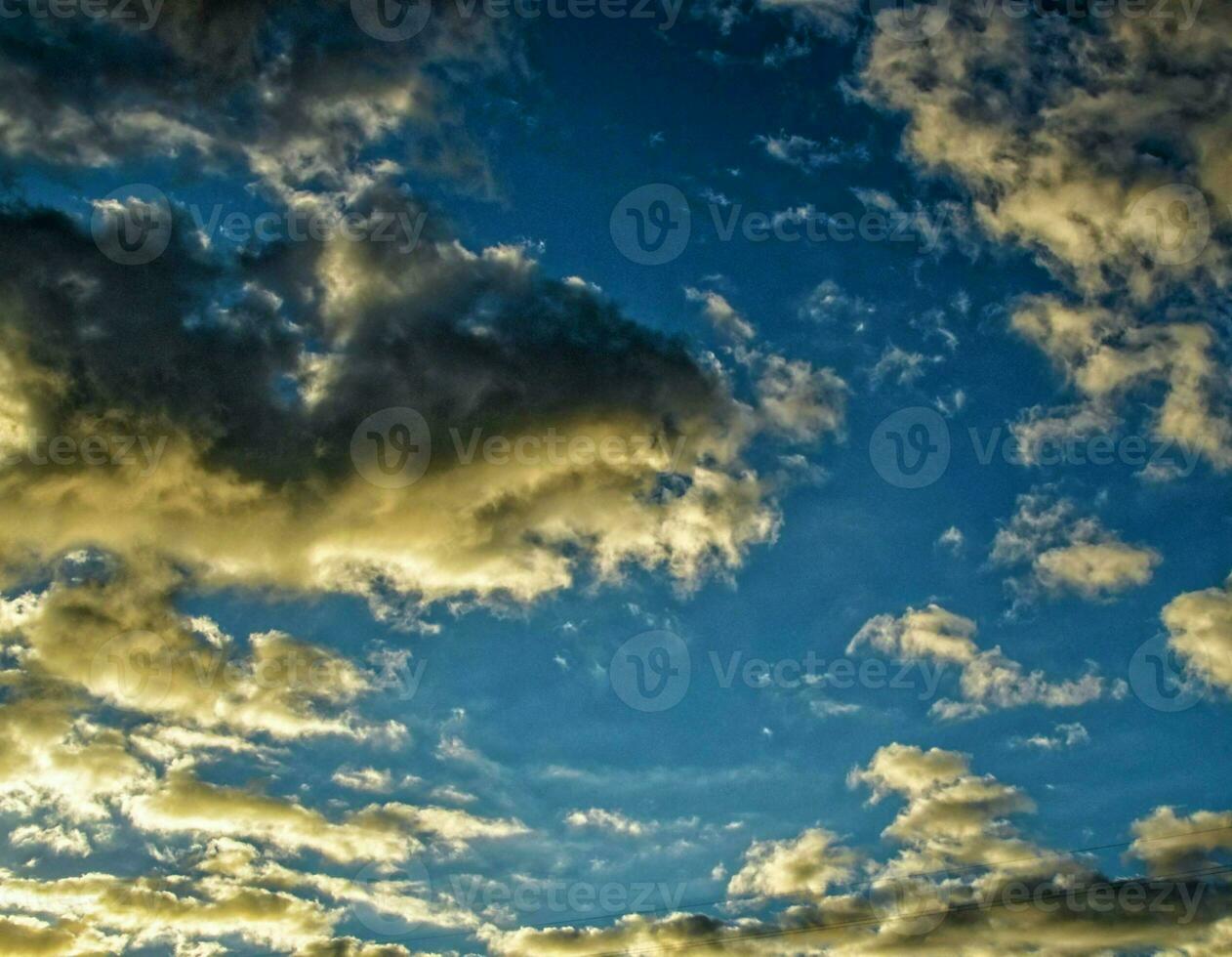 Beautiful cloudy sky photo