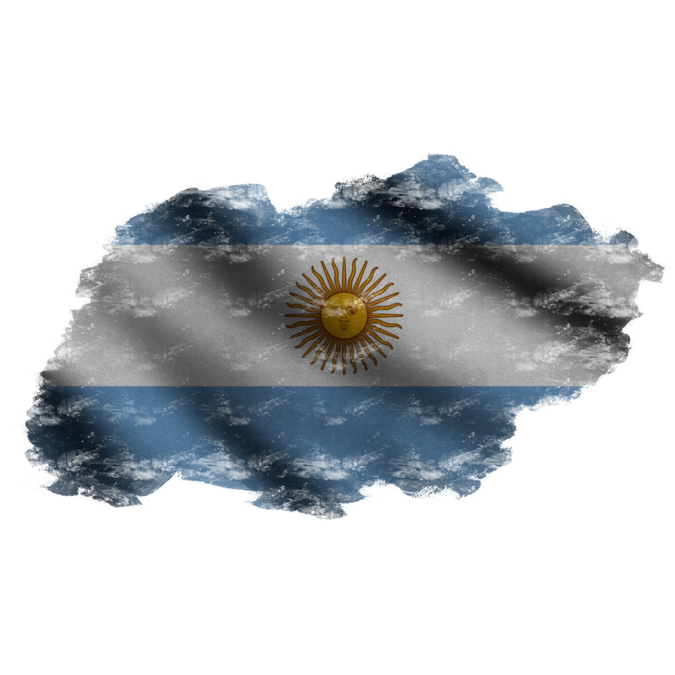Argentina Waving Flag Brush png