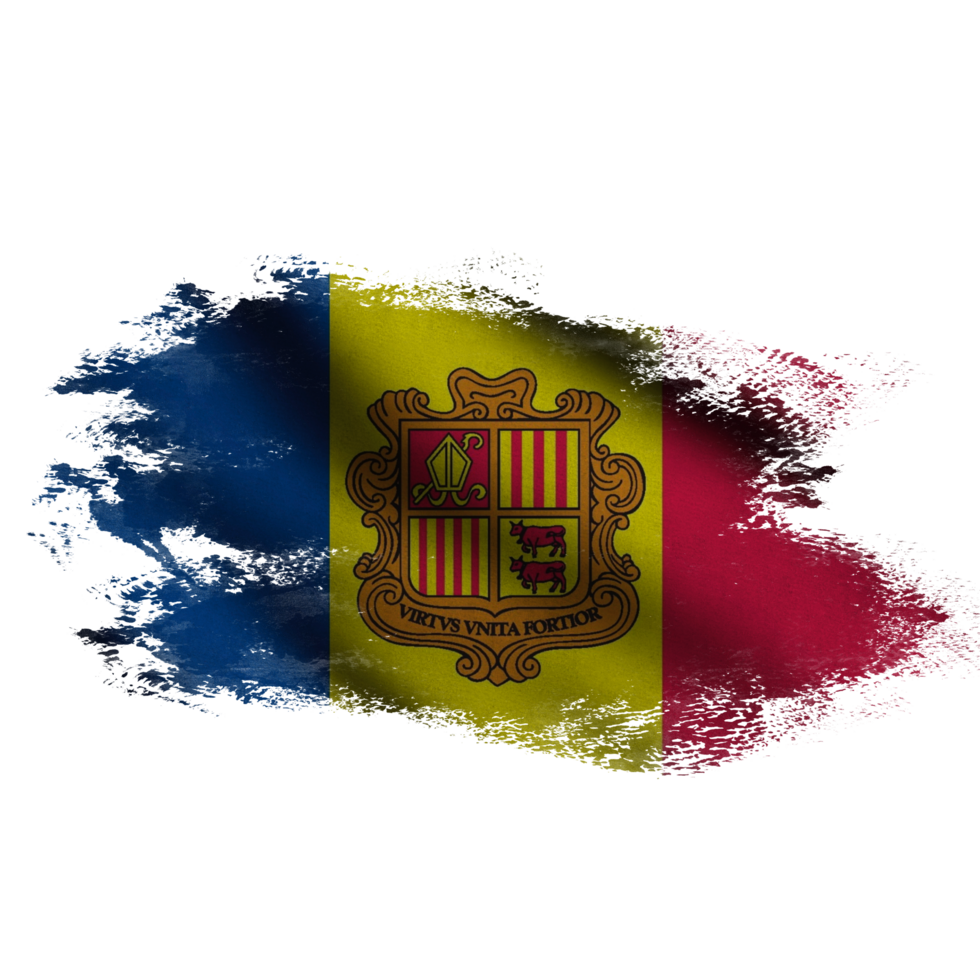 Andorra Waving Flag Brush png