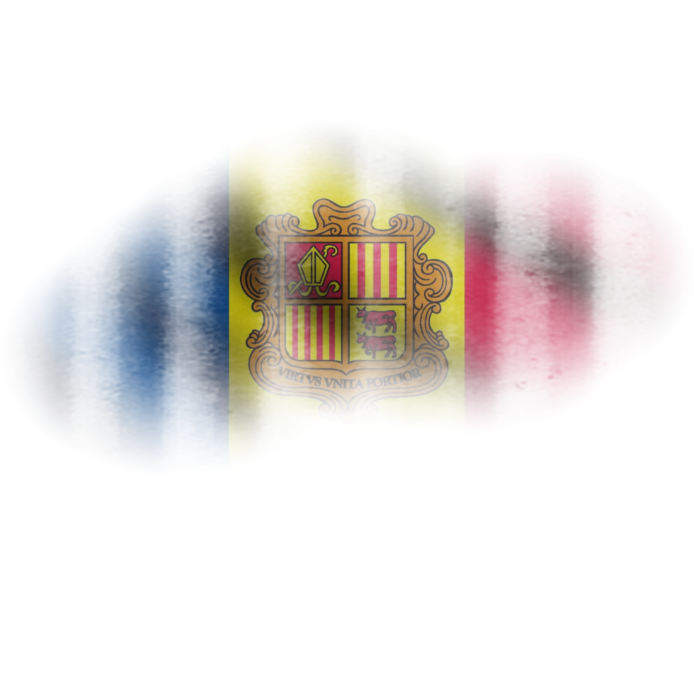 Andorra Waving Flag Brush png