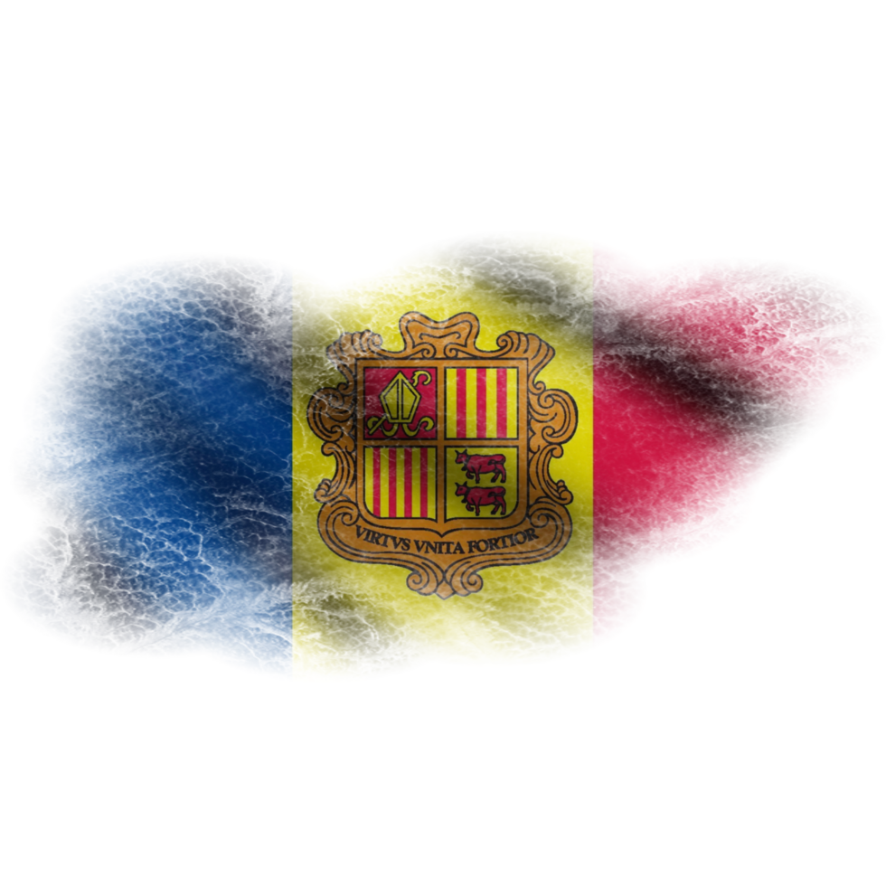 Andorra Waving Flag Brush png