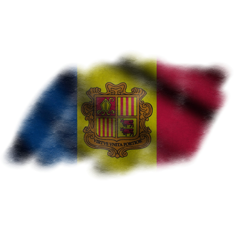 Andorra Waving Flag Brush png