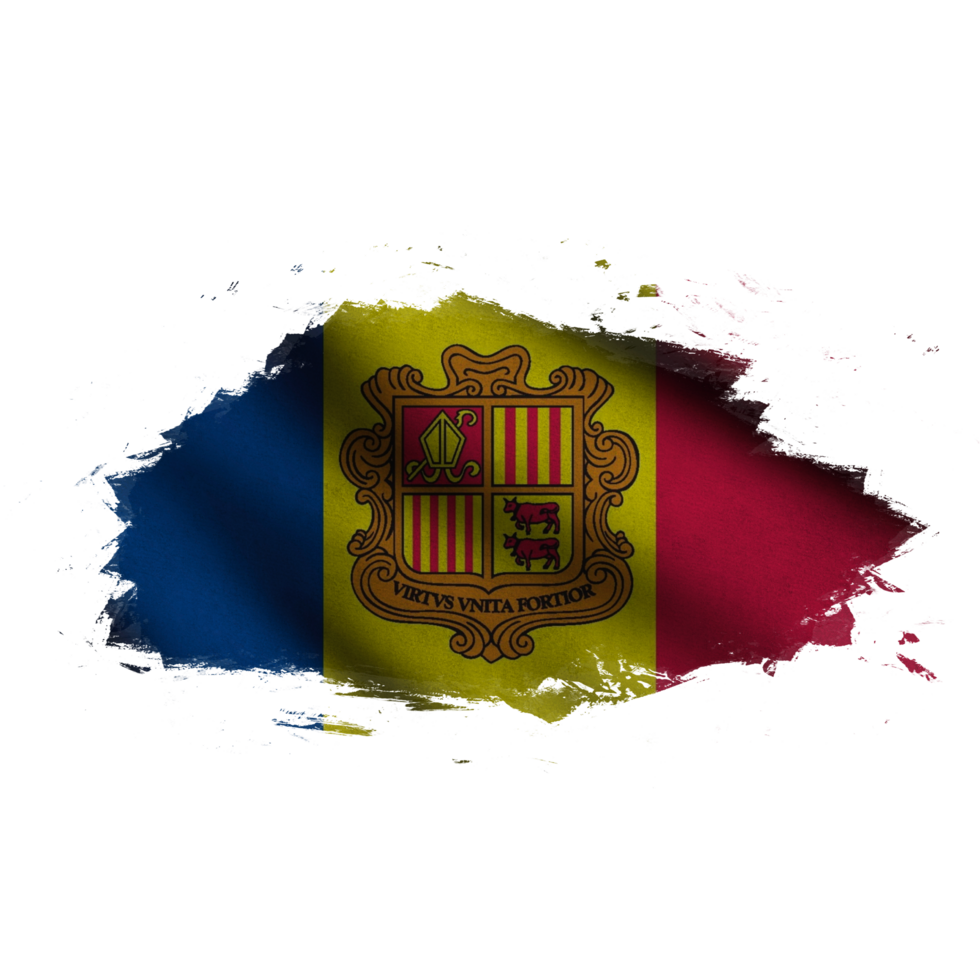 Andorra Waving Flag Brush png
