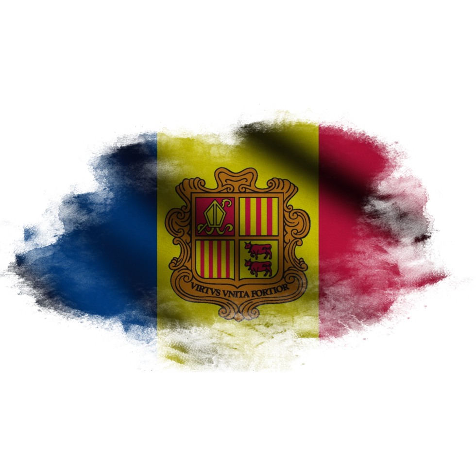 Andorra Waving Flag Brush png