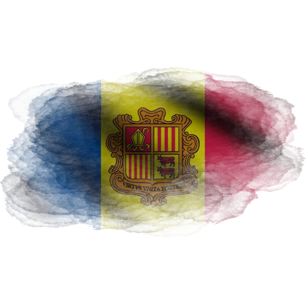 Andorra Waving Flag Brush png