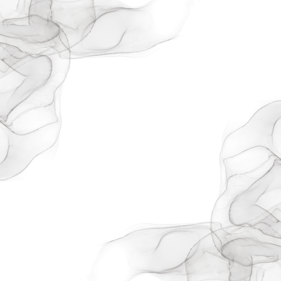Black Ink Border Frame png