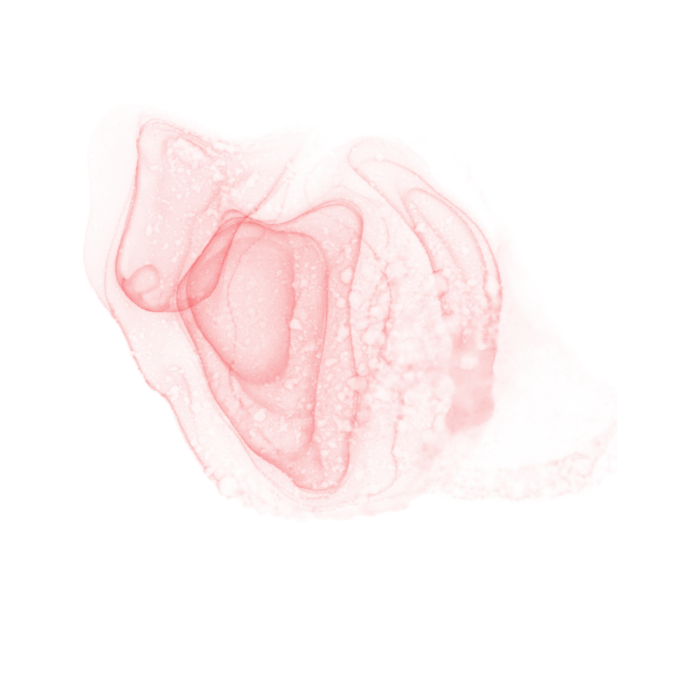 Red Alcohol Ink Shape png