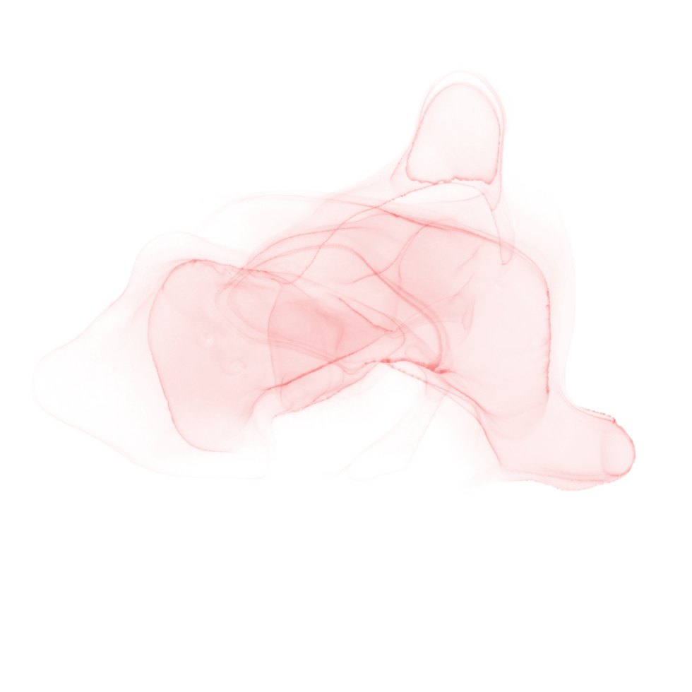 Red Alcohol Ink Shape png