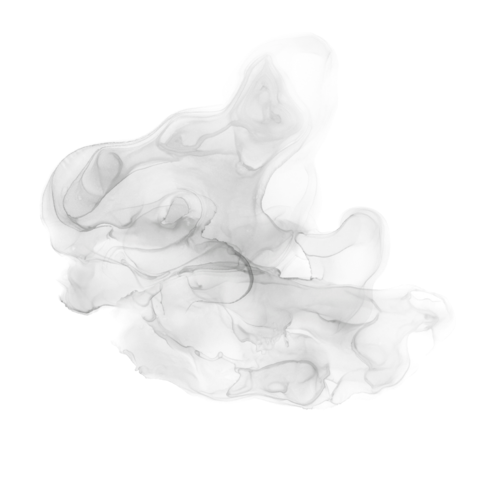 Black Alcohol Ink Shape png