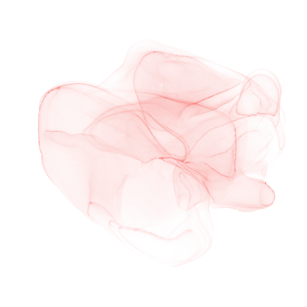 Red Alcohol Ink Shape png