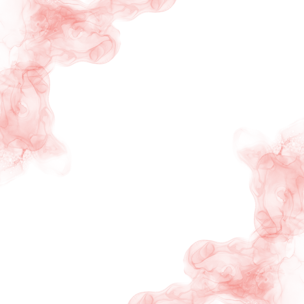Red Ink Border Frame png