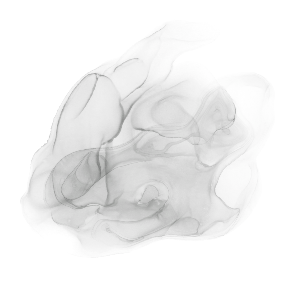 Black Alcohol Ink Shape png