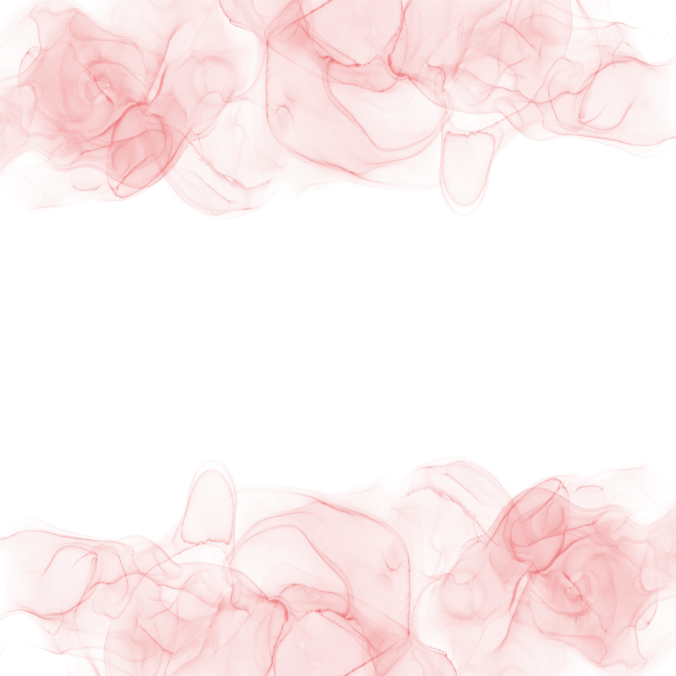 Red Ink Border Frame png
