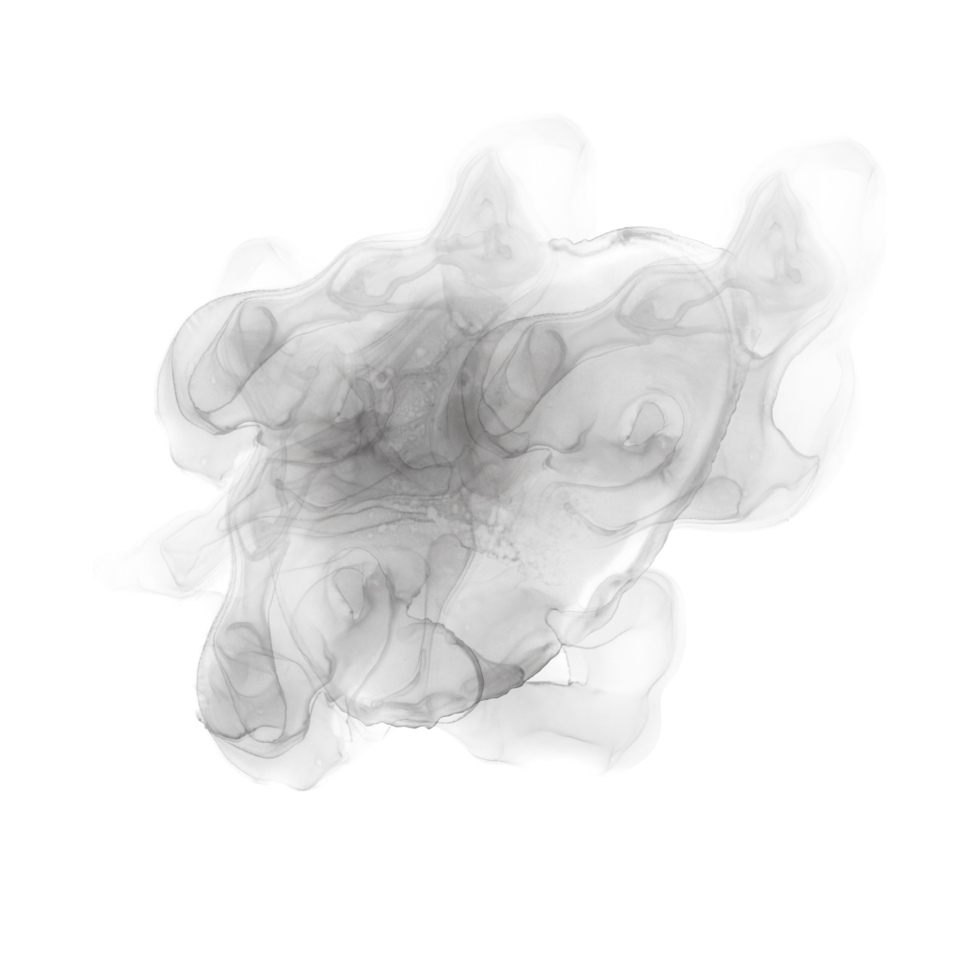 Black Alcohol Ink Shape png