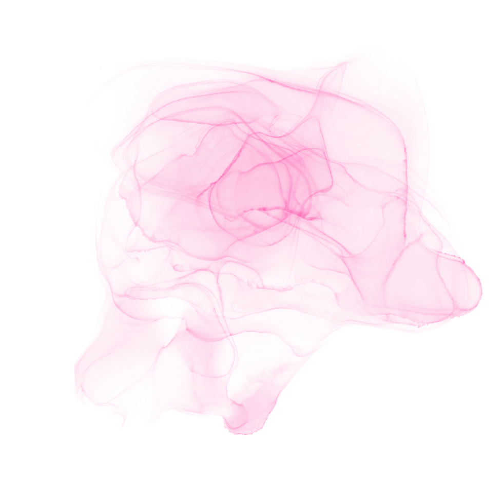 Pink Alcohol Ink Shape png