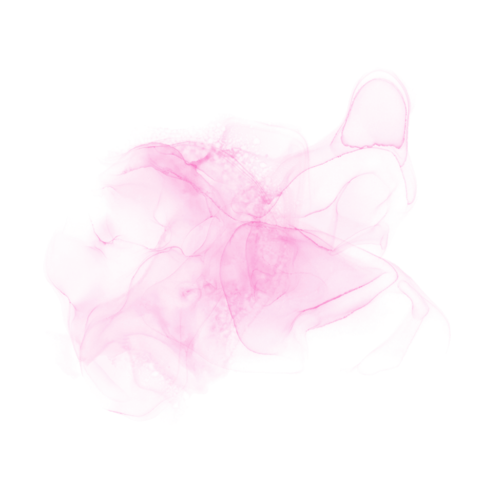 Pink Ink Shape png