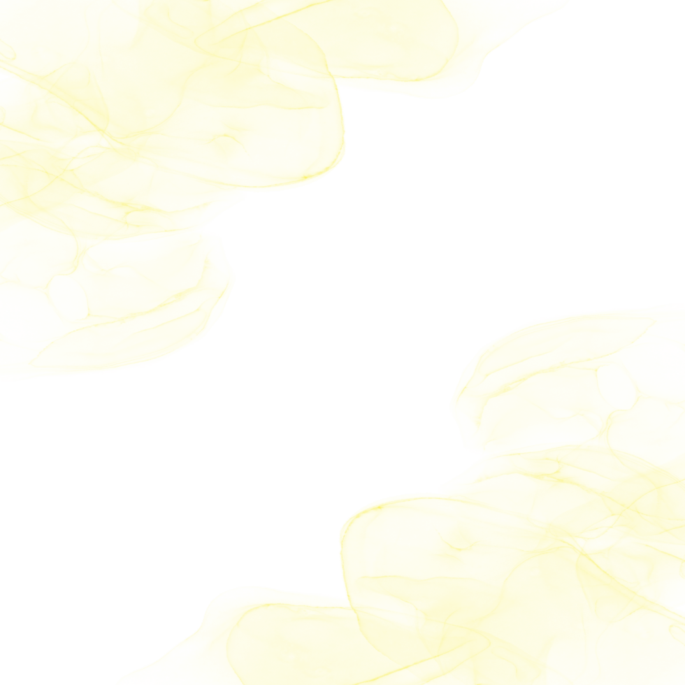 Yellow Ink Border Frame png