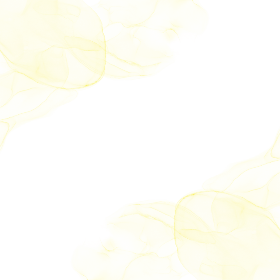 Yellow Ink Border Frame png