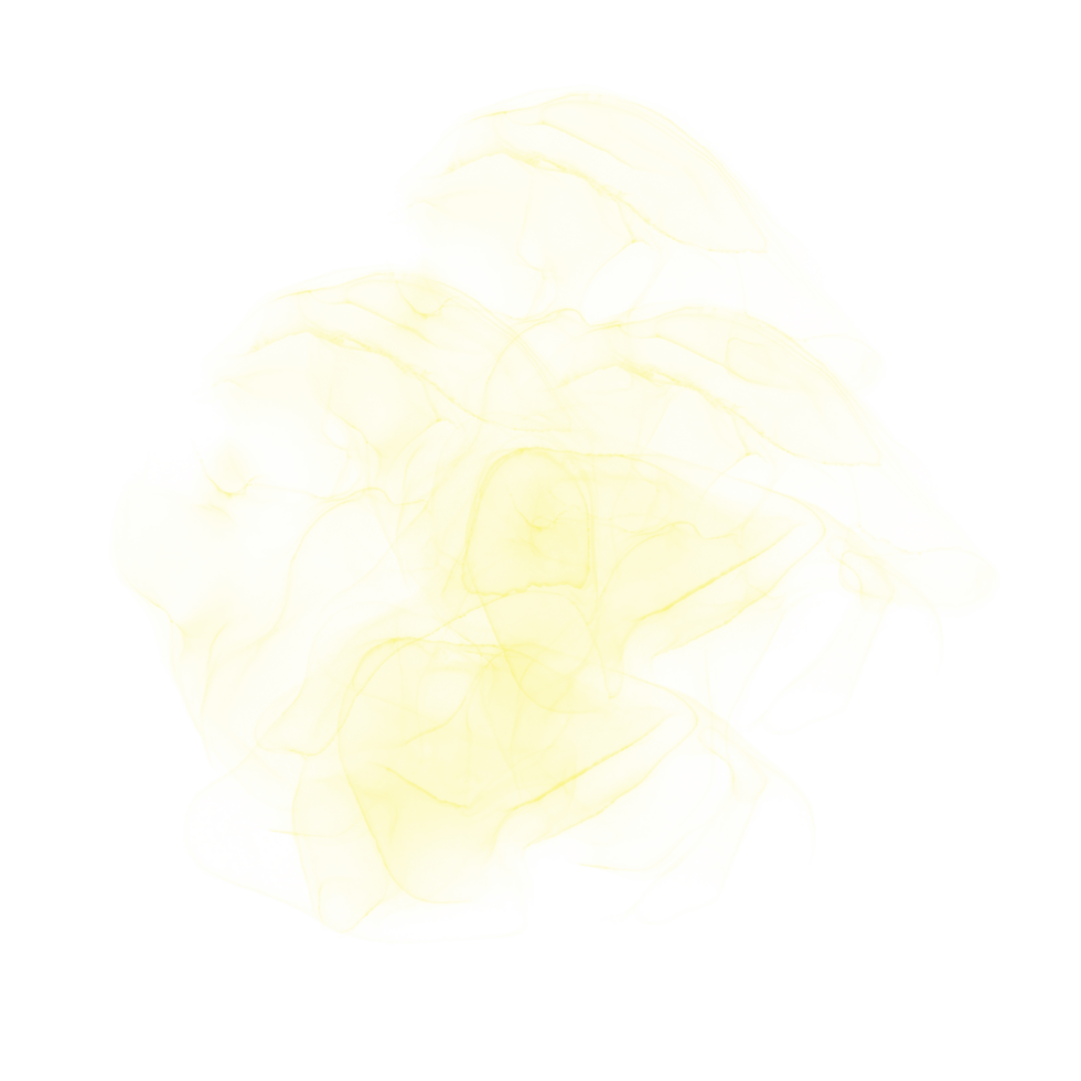 Yellow Alcohol Ink Shape png