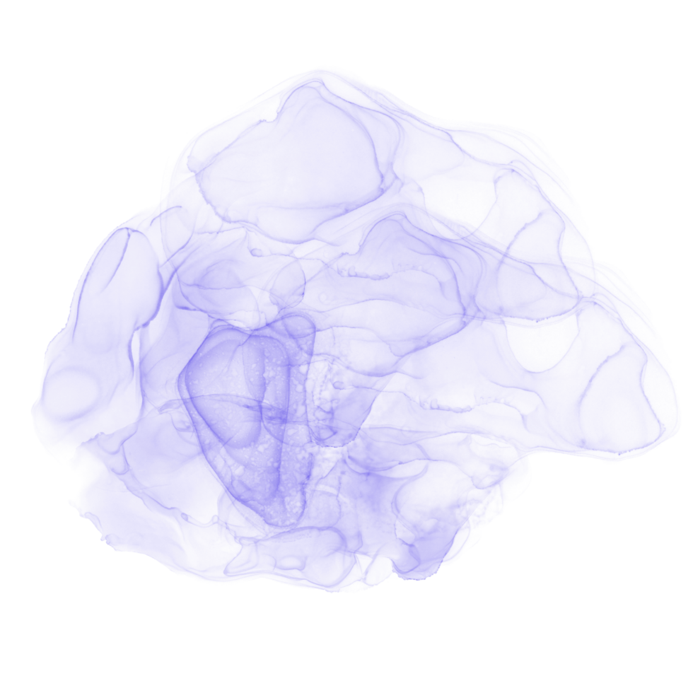 Blue Ink Shape 34000655 PNG