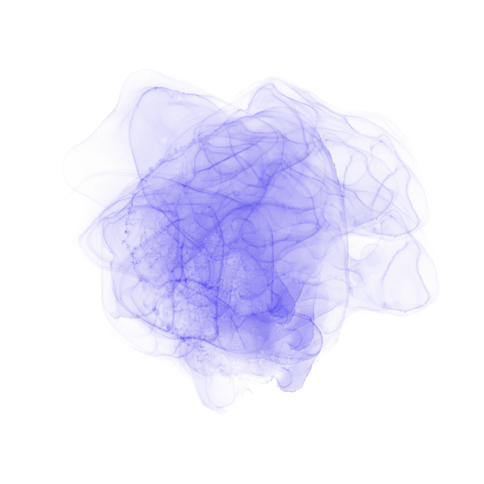 Blue Ink Shape 34000743 PNG