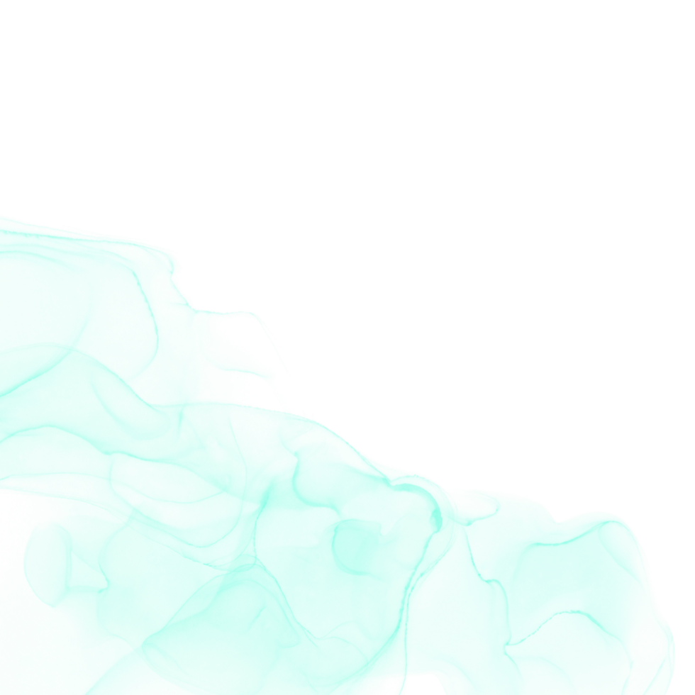 Cyan Ink Border png