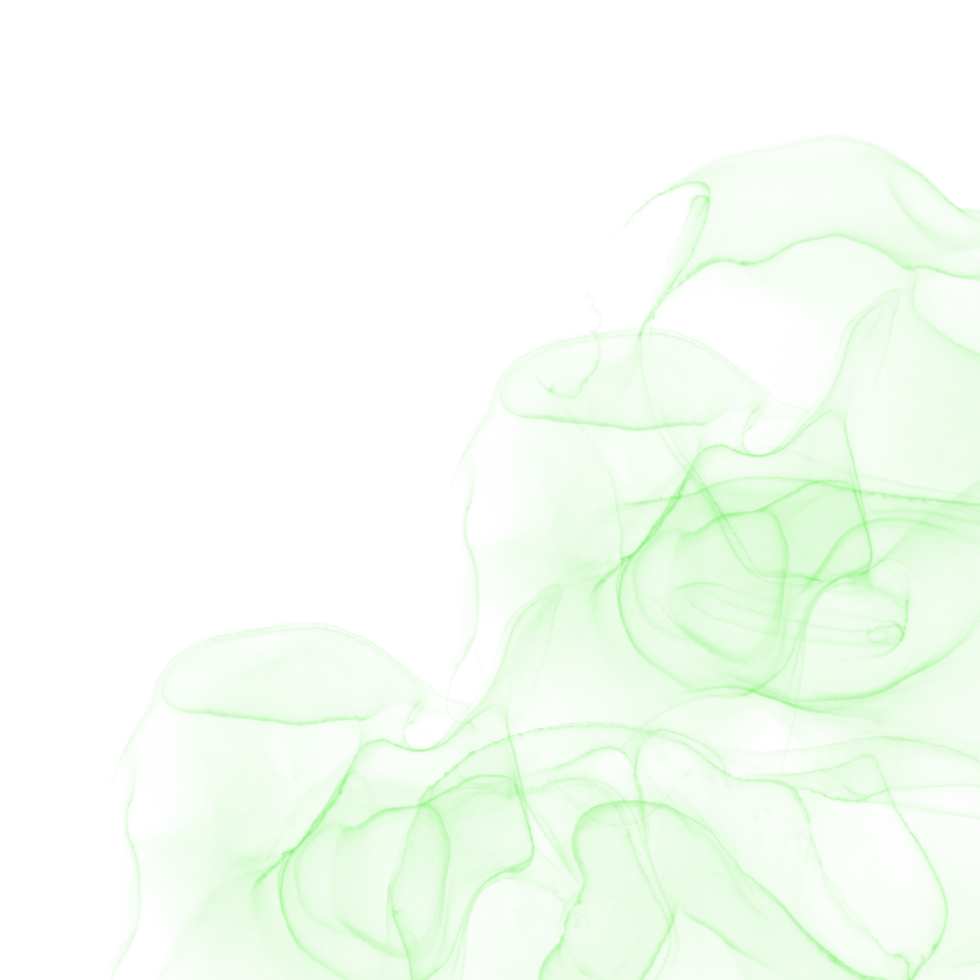 Green Ink Border png